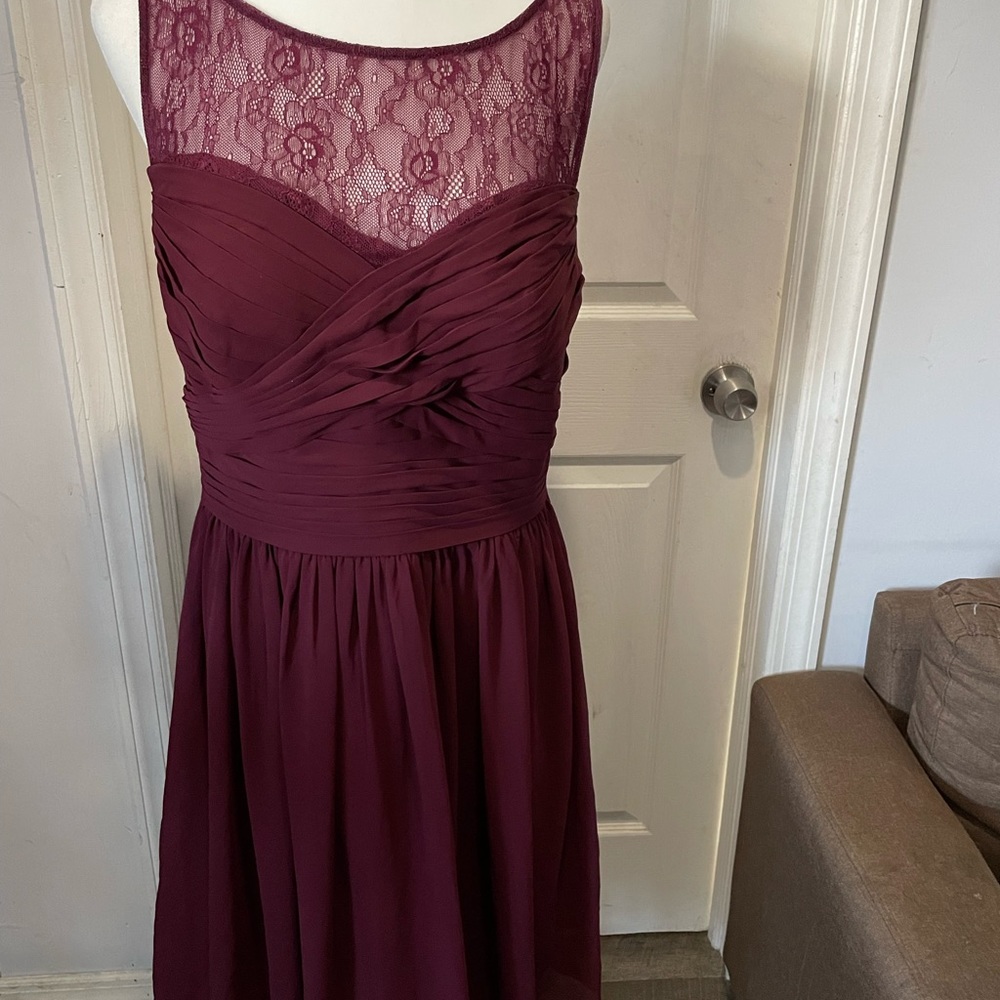 Camille La Vie Burgandy Dress